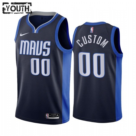 Maillot Basket Dallas Mavericks Personnalisé 2020-21 Earned Edition Swingman - Enfant